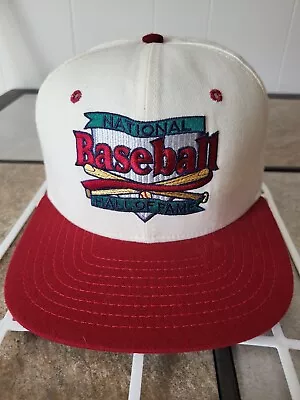 Vintage New Era Snapback Hat Cap National Baseball Hall Of Fame Hat Cooperstown. • $25.50
