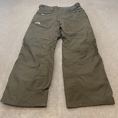 $39.95 • Buy The North Face Snow Pants Mens Large Brown  Dryvent Nylon Insulated Ski Snow