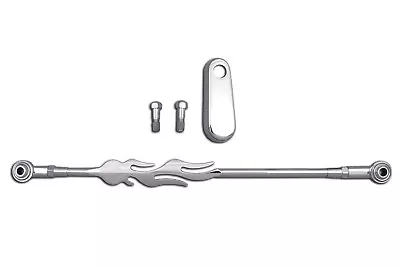 $34.38 • Buy Chrome Flame Style Shifter Rod Kit For Harley V-Rod 2002 - X