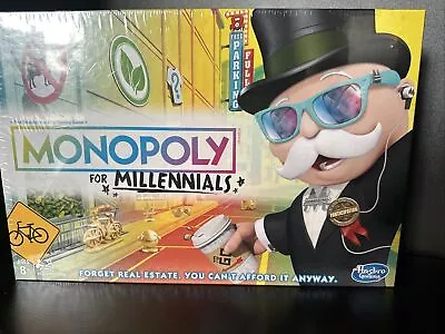 Monopoly For Millennials: Millenials Edition Board Game! Factory Sealed!  Hasbro • $11.95