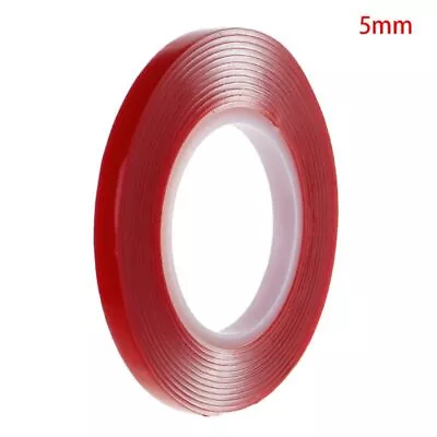 Acrylic Clear Adhesive Waterproof Removable Double Sided Mounting Tape For Car • £2.84