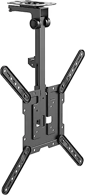 CM344 Flip Down TV And Monitor Roof Ceiling Swivel Mount Fits Flat TV 23 To 55  • $70.03