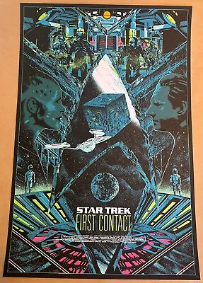 Star Trek First Contact Variant Screen Print By Mondo Artist Kilian Eng Edt / 55 • $199.99