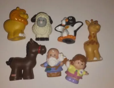 7 X Fisher Price Little People BULK LOT Toy Figurines - People & Animals  • $14.95