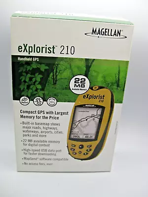 Magellan EXplorist 210 Handheld GPS Unit Hiking GeoCaching Hunting Etc. • $29.95