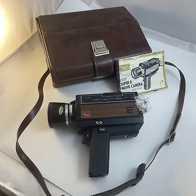 Super 8 Sound Movie Camera C131 Eye Piece Deteriorated Case Manual Sears • $80