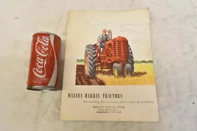 Vintage 1950's Massey Harris Tractor 33 44 55 Pony Sales Catalog Brochure • $15