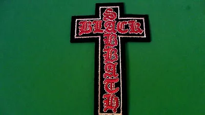 Black Sabbath Cross Iron On Patch! Ozzy Metallica • $5.99