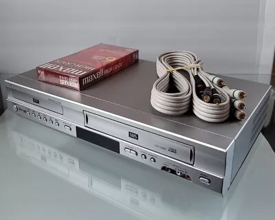 Samsung DVD VHS VCR Combo Player DVD-V4600C + 24K Component + Blank Cassette • $79.99