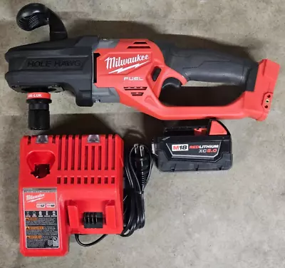 Milwaukee M18 FUEL HOLE HAWG Right Angle Drill W/ QUIK-LOK & Battery 2808-20 • $239.90