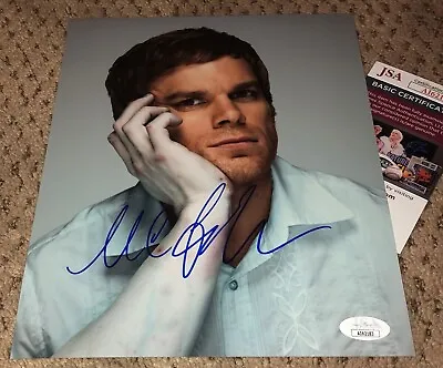 Michael C Hall Signed 🩸 8x10 Photo 🩸jsa 🩸 Autograph 🔪 Dexter Morgan 🔪 • $135.99