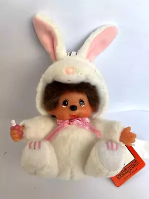 Monchhichi Rabbit Bunny Key Chain Monchichi Sekiguchi Kiki 10 Cm Mascot 3.5  • $34.99