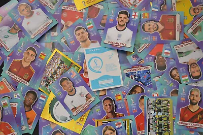 Panini World Cup Qatar 2022 Stickers (UK / Blue) -pick- Group C-F • £1