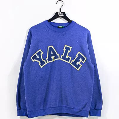 American Eagle YALE University Sweatshirt Large VTG 90s Sun Faded Crewneck • $44.97