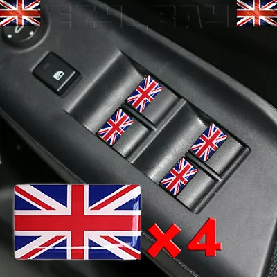 X4 GREAT BRITAIN Flag Dome Stickers Decal Interior For MG 3 6 Land Rover Jaguar  • £3.49