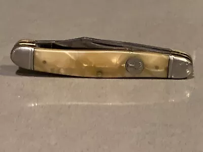 Vintage Boker Mid Size Stockman 8585 Cracked Ice Handles • $29.90
