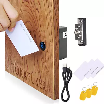 Invisible Electronic Cabinet Lock Hidden NFC Lock DIY RFID Lock Latch With US... • $18.90