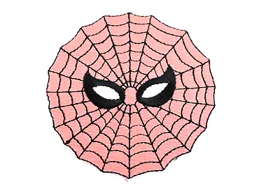 Spiderman Face Embroidered Iron On Patch Superhero Marvel Comics Badge • $4.39