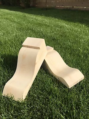 £26 • Buy Wooden Corbels (Shelf Brackets) Solid Pine Style A (1 Pair)