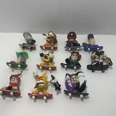 Lot Of 11 Tech Deck Dudes Figures With Skate Boards Vintage  Rare . • $90