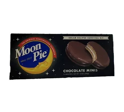 12-Pack Moon Pie Chocolate Minis-Solar Eclipse Survival Kit-Marshmallow Sandwich • $7.99