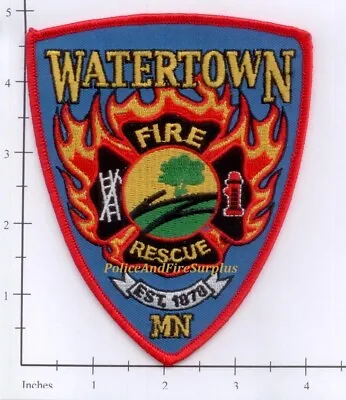 Minnesota - Watertown Fire Rescue MN Fire Dept Patch  • $3.99