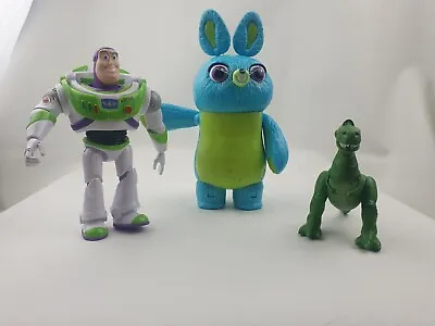 Disney Pixar Toy Story Bundle Bunny (talking) Rex Buzz • $25