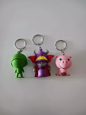 MONOGRAM DISNEY Pixar FIGURAL KEYRING Lot TOY STORY Sarge Hamm Zurg Keychains  • $10