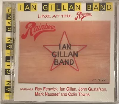 Ian Gillan - Live At The Rainbow CD 1998 Angel Air – SJPCD017 *UK • $14.95