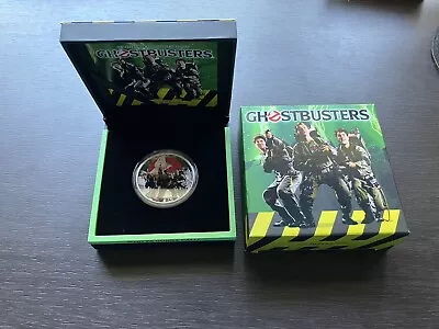 2017 $1 Ghostbusters Crew 1oz Coloured Silver Coin  THE PERTH MINT • $150