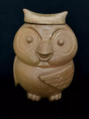 Vintage McCoy Pottery Woodsy Brown Owl #204 Cookie Jar FREE SHIPPING!! • $54