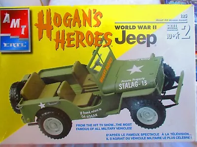 AMT ERTL Hogan's Heroes World War II Jeep 1:25 MPC Re-issue • $40