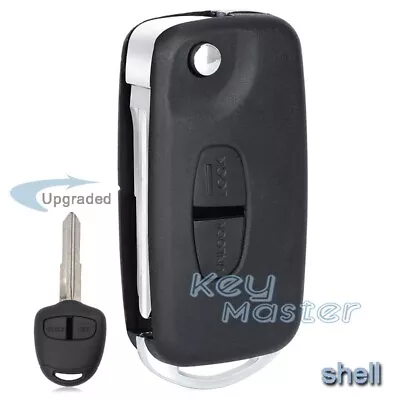 For Mitsubishi L200 Shogun Pajero Montero Modified Flip Remote Key Shell Case • $12.84