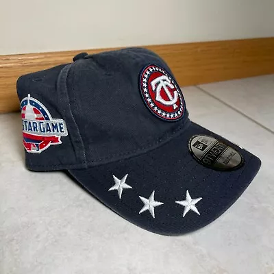 New Era 9Twenty Minnesota Twins All Star Side Patch Adjustable Hat Cap Navy NWT  • $14.99