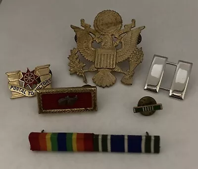 Vintage Military Medals And Ribbons Lot Of 6 • $40