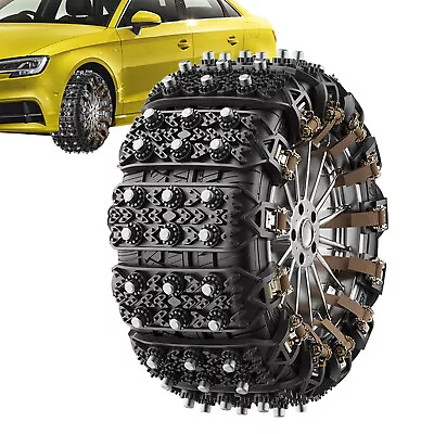 Universal Winter Snow Mud Anti-skid Tire Chains Tendon For Car Sedan SUV • $14.91