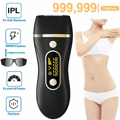 999999 Laser Hair Removal Machine IPL Permanent Painless Epilator Body Facial UK • £37.99