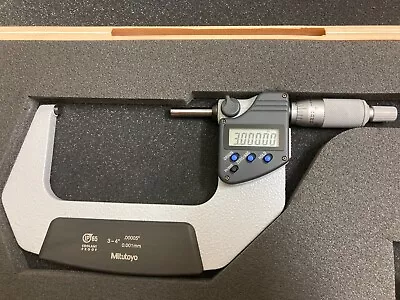 Mitutoyo 293-333 Digital Micrometer Ip65 3-4  • $385