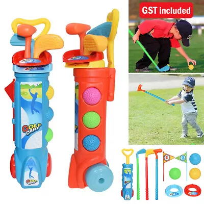 $17.10 • Buy Golf Club Set Kids Toy Practice Play Fun Sports Caddy Balls Putter Training Aid