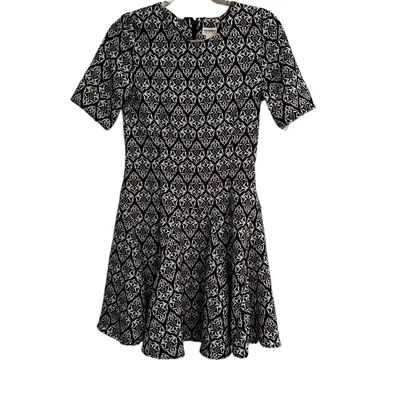 $9.99 • Buy H&m Printed Fit And Flare Dress Size 4