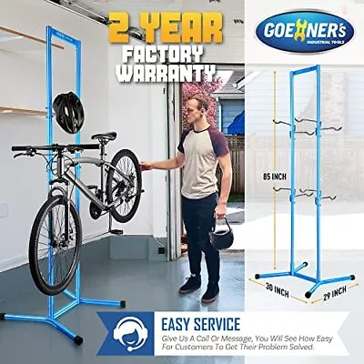 Bike Stand Floor Bike Rack Garage Bicycle Stands For Storage Indoor/Outdoor • $119.97