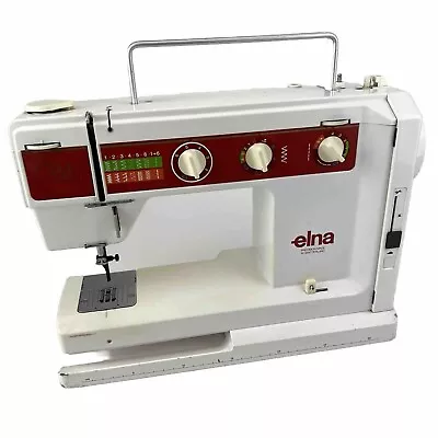 Vintage Elna Carina Type 45 Electronic SU Sewing Machine Made In Switzerland • $99.99