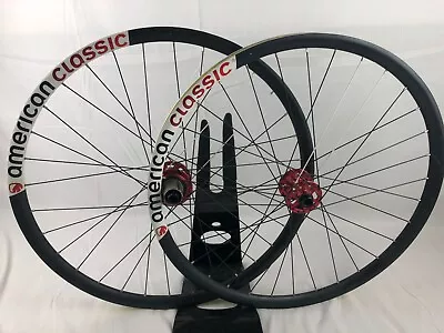 American Classic 26  MTB Wheelset Shimano/Sram Hub Disc Brake Thru Axle • $200