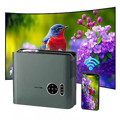 8500LMS Native 1080P Projector Android 9.0 Home Cinema Movie PPT BT HDMI RJ45 TV • $246.99