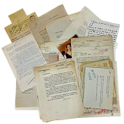 [Italian Opera] CALLAS ETC.  Letters + Ephemera Teatro Opera Roma 1945-1980s • $1500