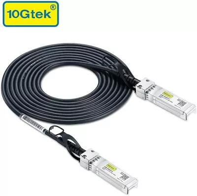 10Gtek For All Brand 10G SFP DAC Direct Attach Cable Twinax Cable 1~7 Meters • $33.99