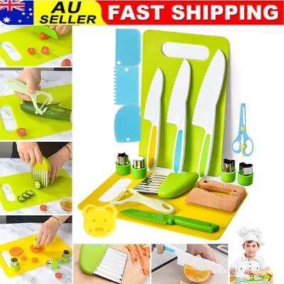 Kitchen Tools Safe Knives Set Perfect For Picnics Real-Toddler Kids Montessori • $21.95