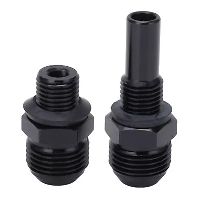 New Long 1 Pair 8ANx1/4NPS Aluminium Alloy Transmission Oil Cooler Adapter Fitti • $10.09