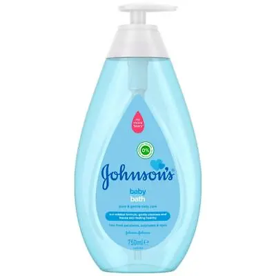 £10.95 • Buy 2 X Johnsons Baby Bath Gel Mildest Formula 750ml Paraben Sulphate Free Wash Skin