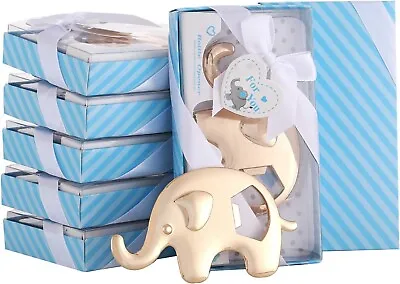 16 Pc Baby Shower Bottle Openers Party Favors Elephant Boy • $25.99